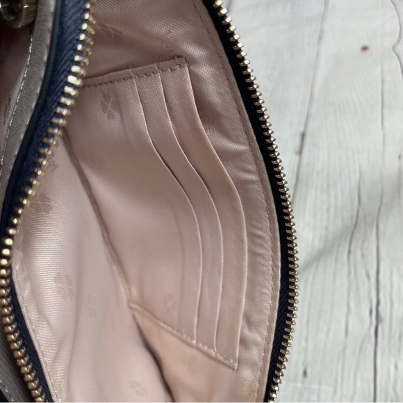 Kate Spade Margaux Double Zip Mini Crossbody Blue/Dark Blue - Picture 10 of 11